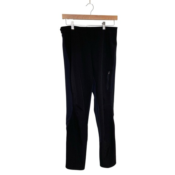 Title Nine Cold Killer Fleece Lined Black Performance Ankle Zip Pants Medium - Picture 3 of 15